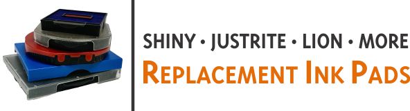 Replacement Pads save time and money! For just a few dollars, order replacement pads for Shiny, Comet, Justrite, Eagle-Zephyr,and Lion Brand stamps. Most items are stock and ship the same day.